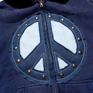 PEACE ZIP HOODIE
