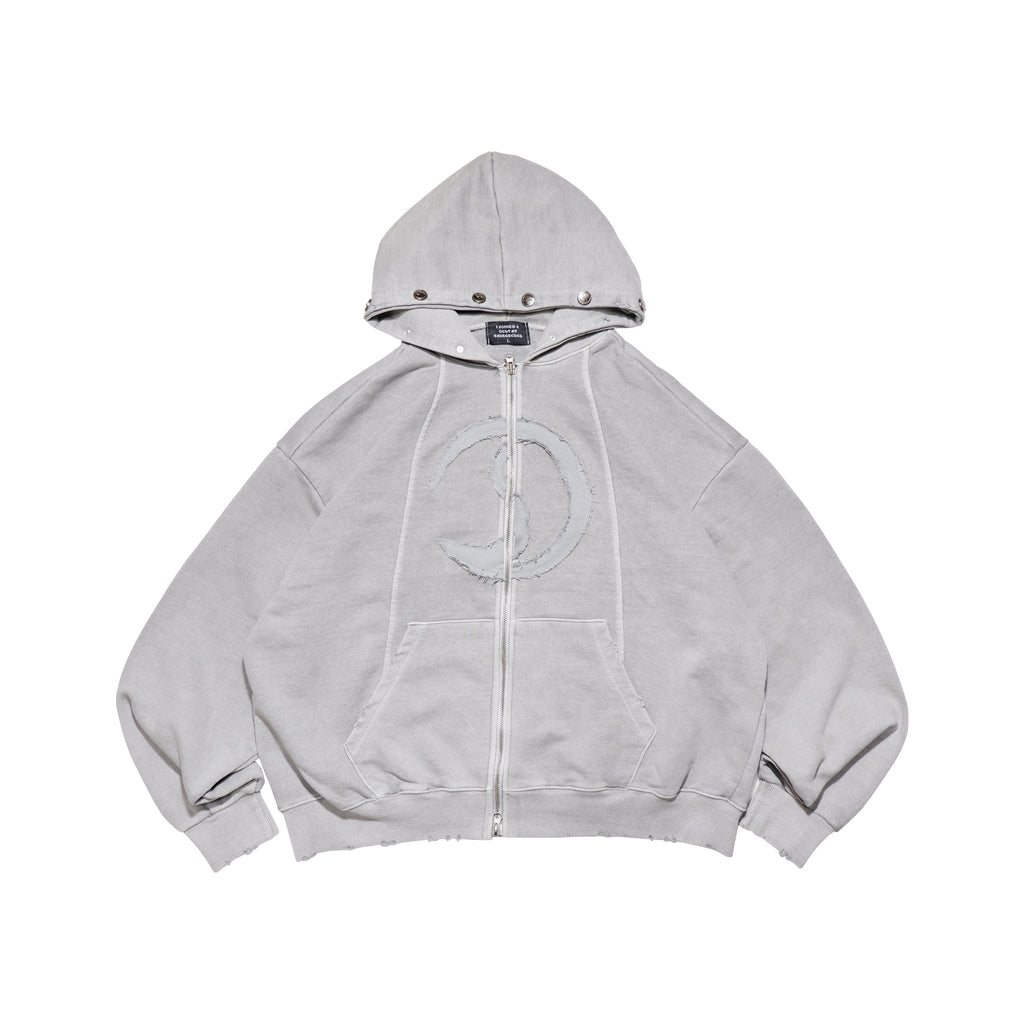 CRACK  ZIP HOODIE