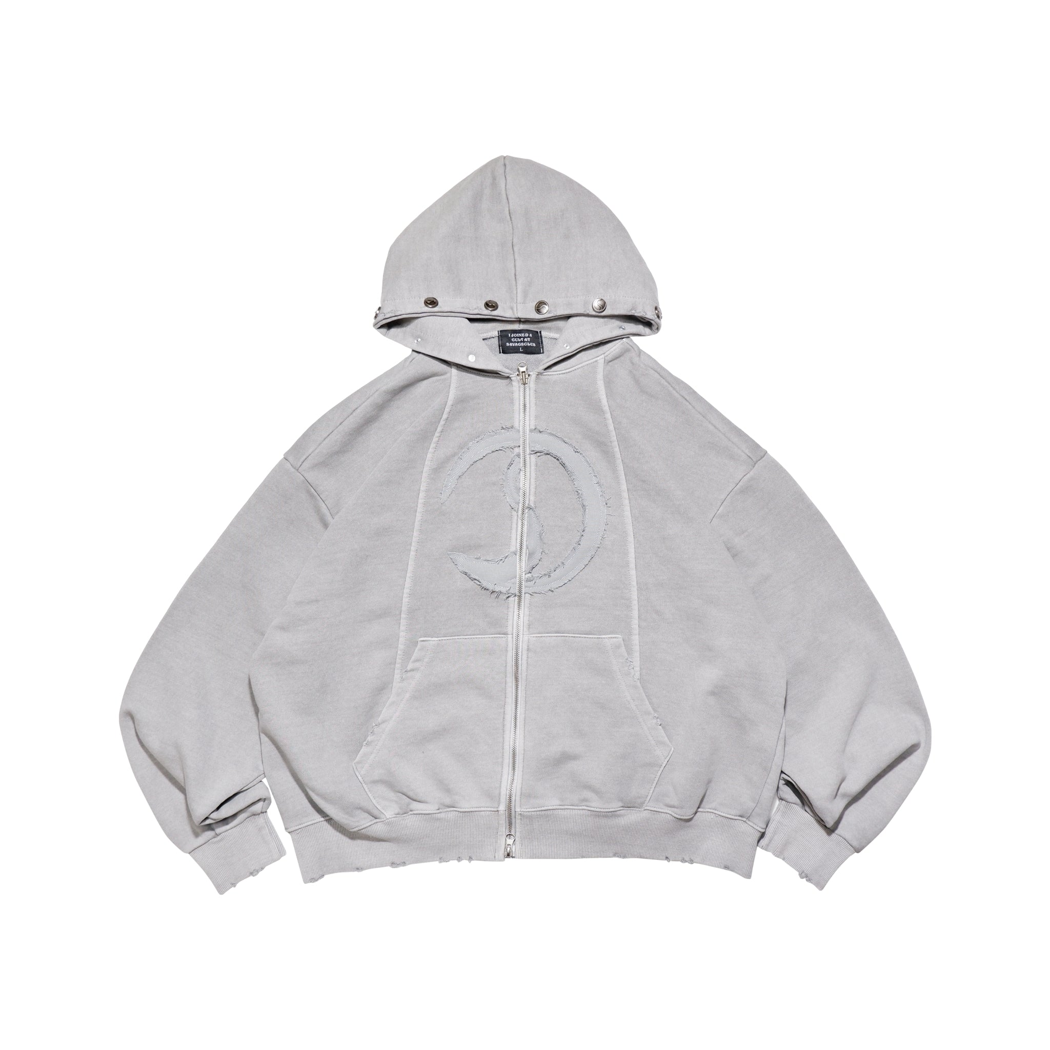 CRACK  ZIP HOODIE
