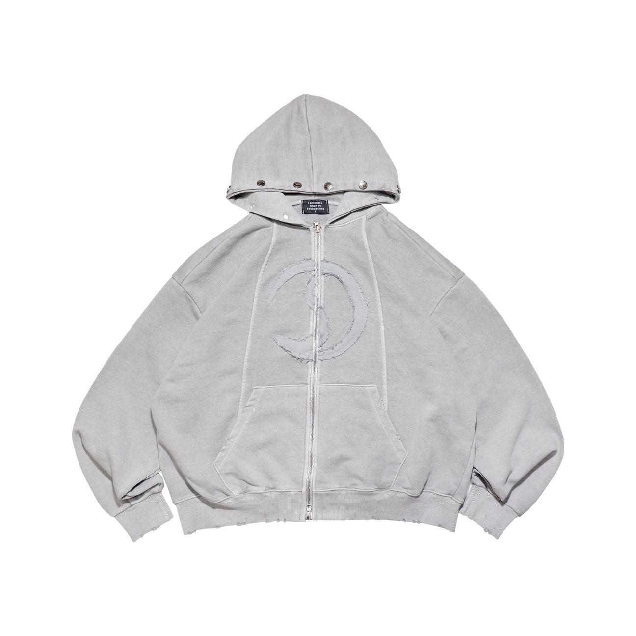 CRACK  ZIP HOODIE