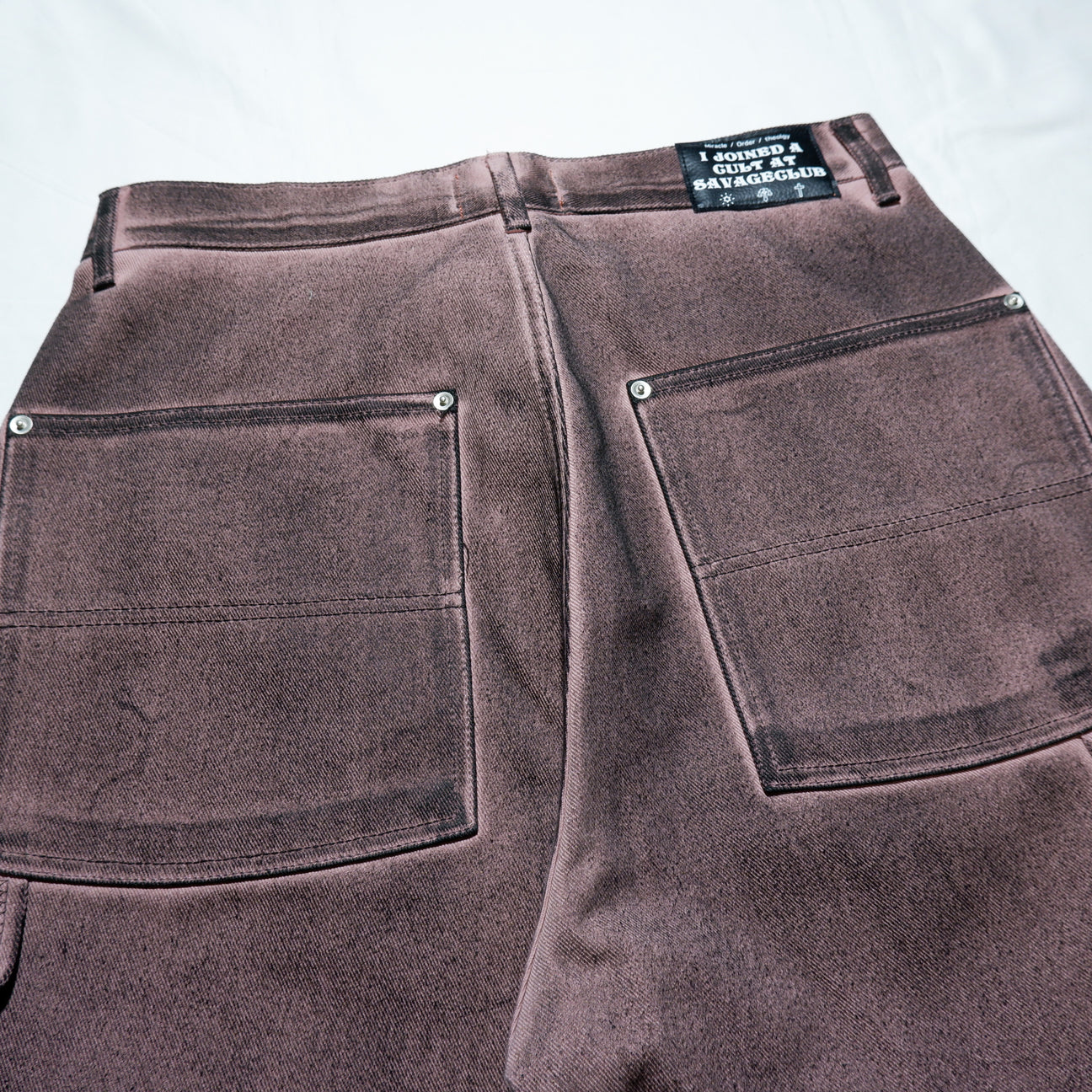 CULT OIL PAINT DENIM PANTS