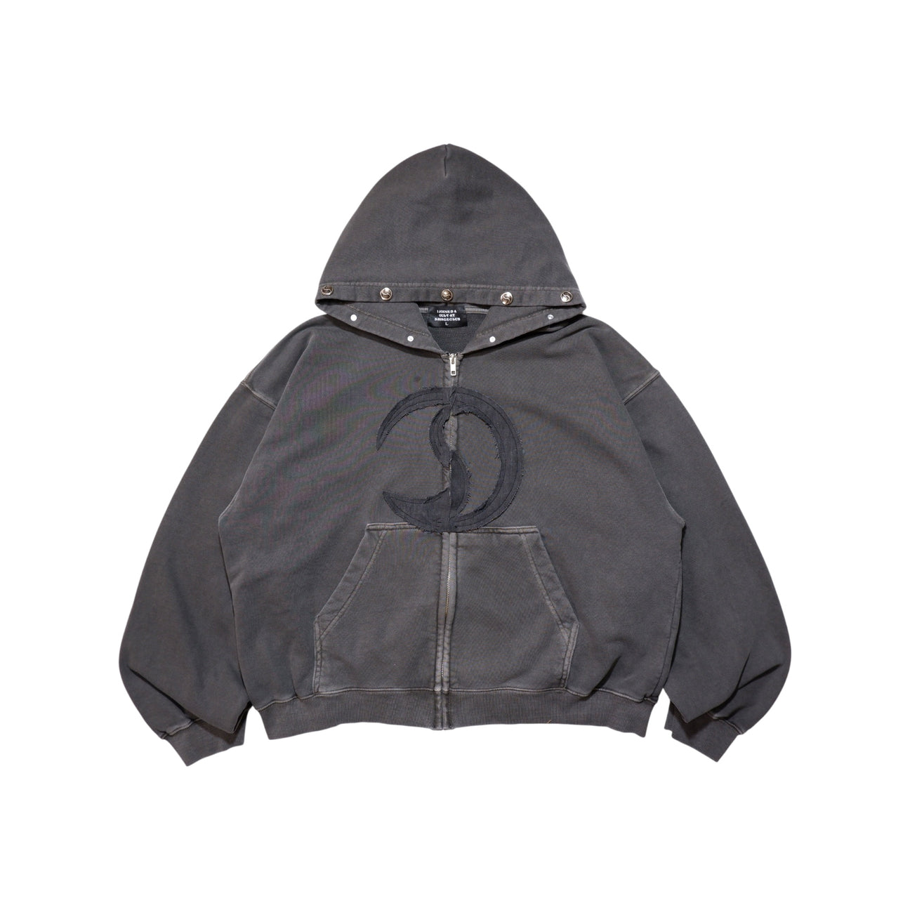 CRACK  ZIP HOODIE
