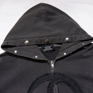 CRACK  ZIP HOODIE