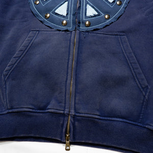 PEACE ZIP HOODIE