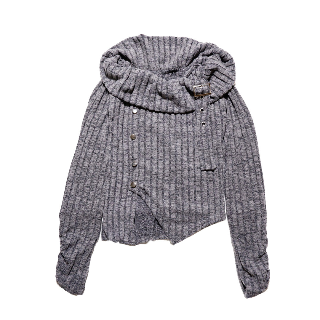 オフショルダーニット②