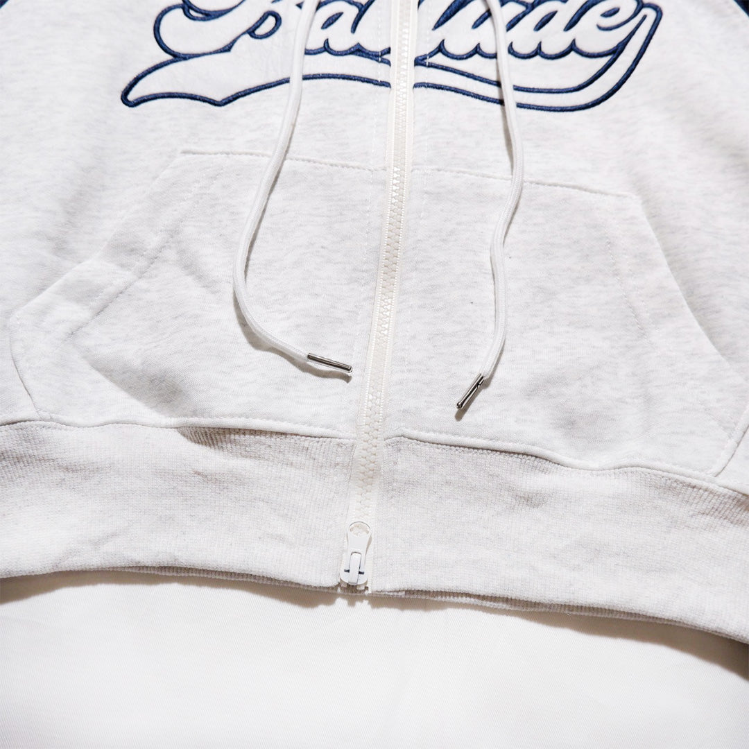 切り替えパーカー