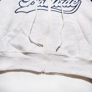 切り替えパーカー