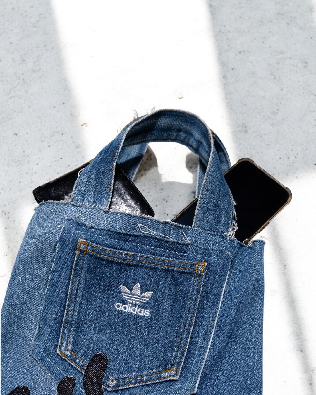 Fire denim tote bag b/b