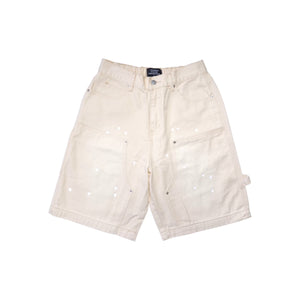 CROSS DRIP PAINTER PANTS