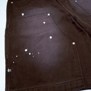 CROSS DRIP PAINTER PANTS