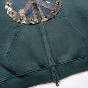 PEACE ZIP HOODIE