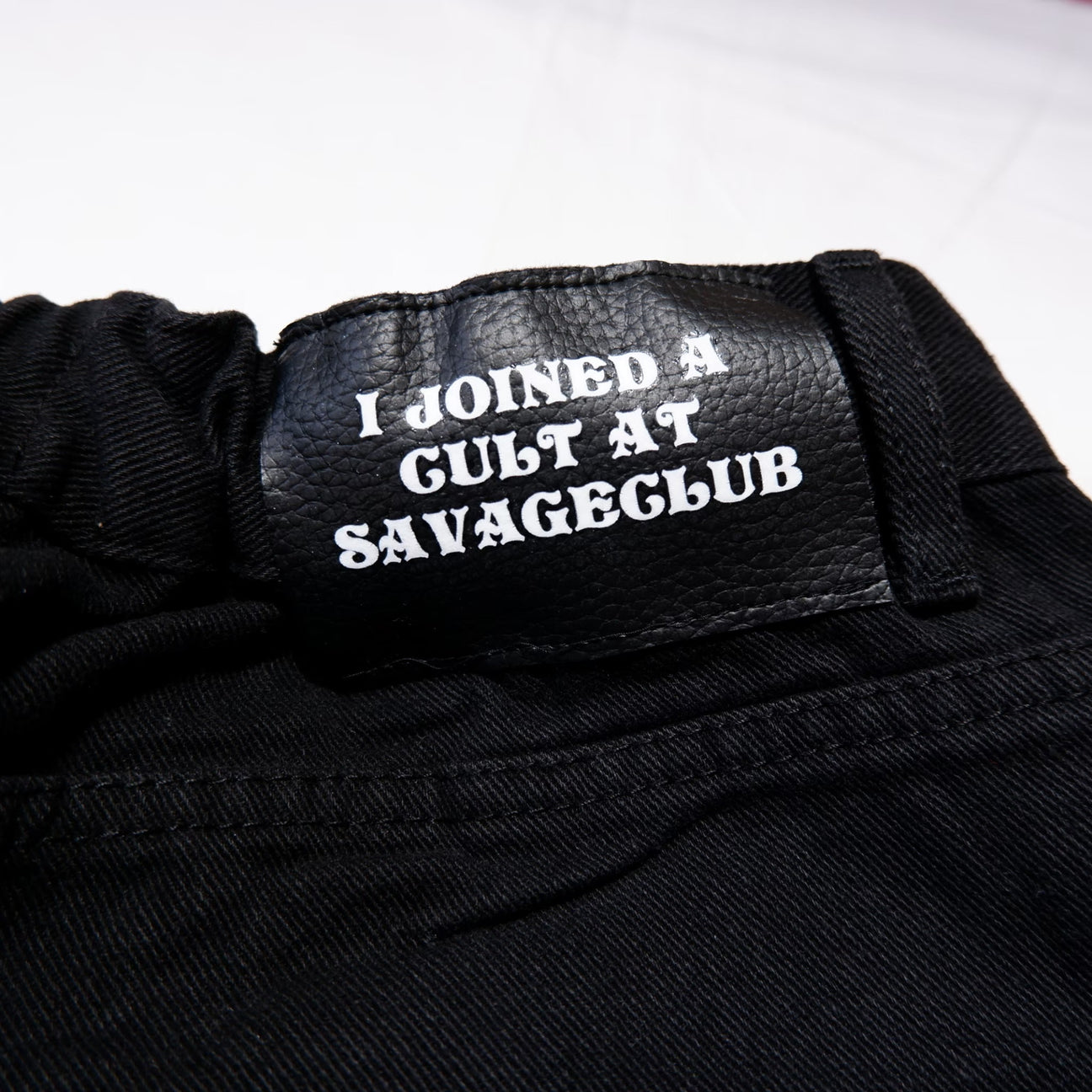 CROSS DRIP PAINTER PANTS