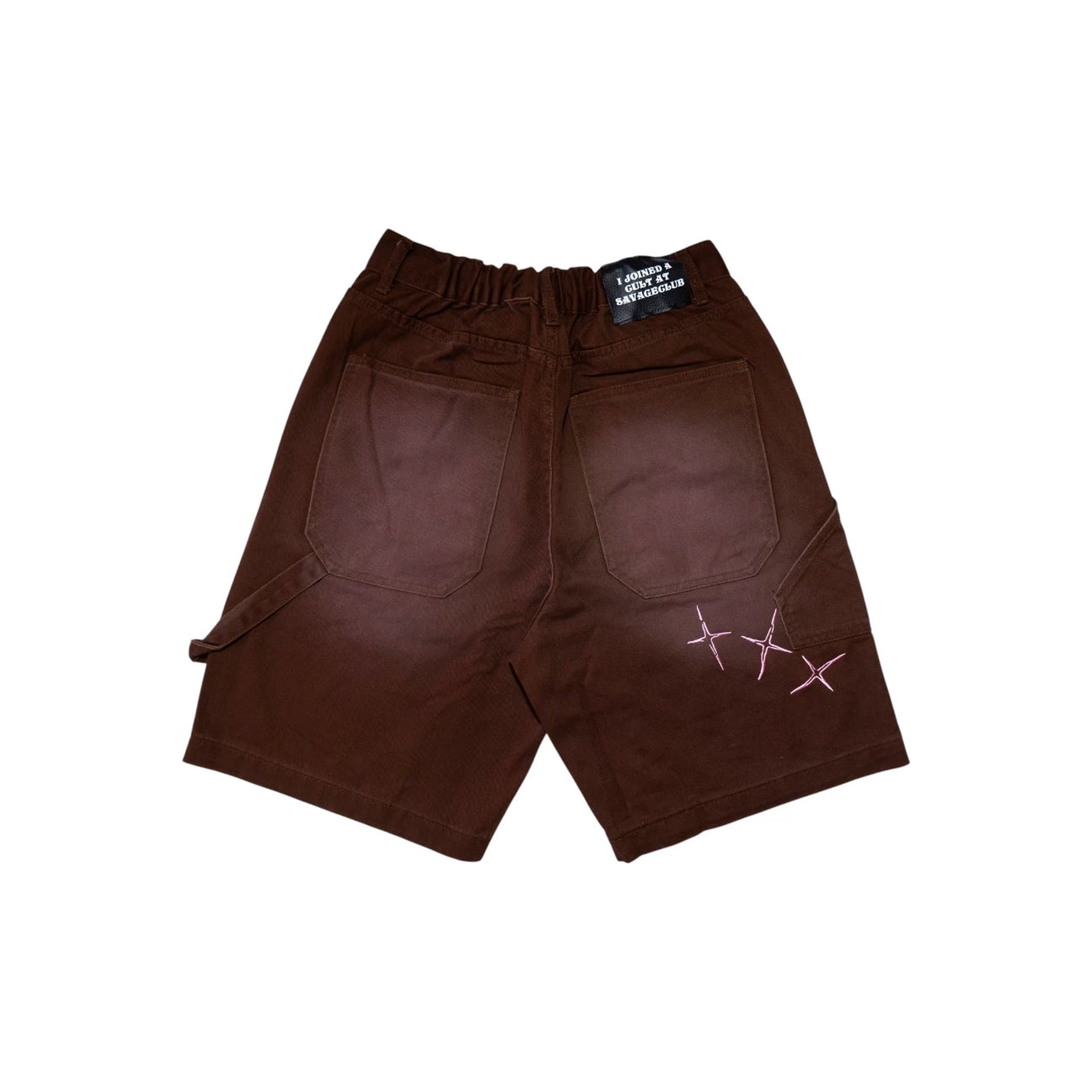 CROSS DRIP PAINTER PANTS