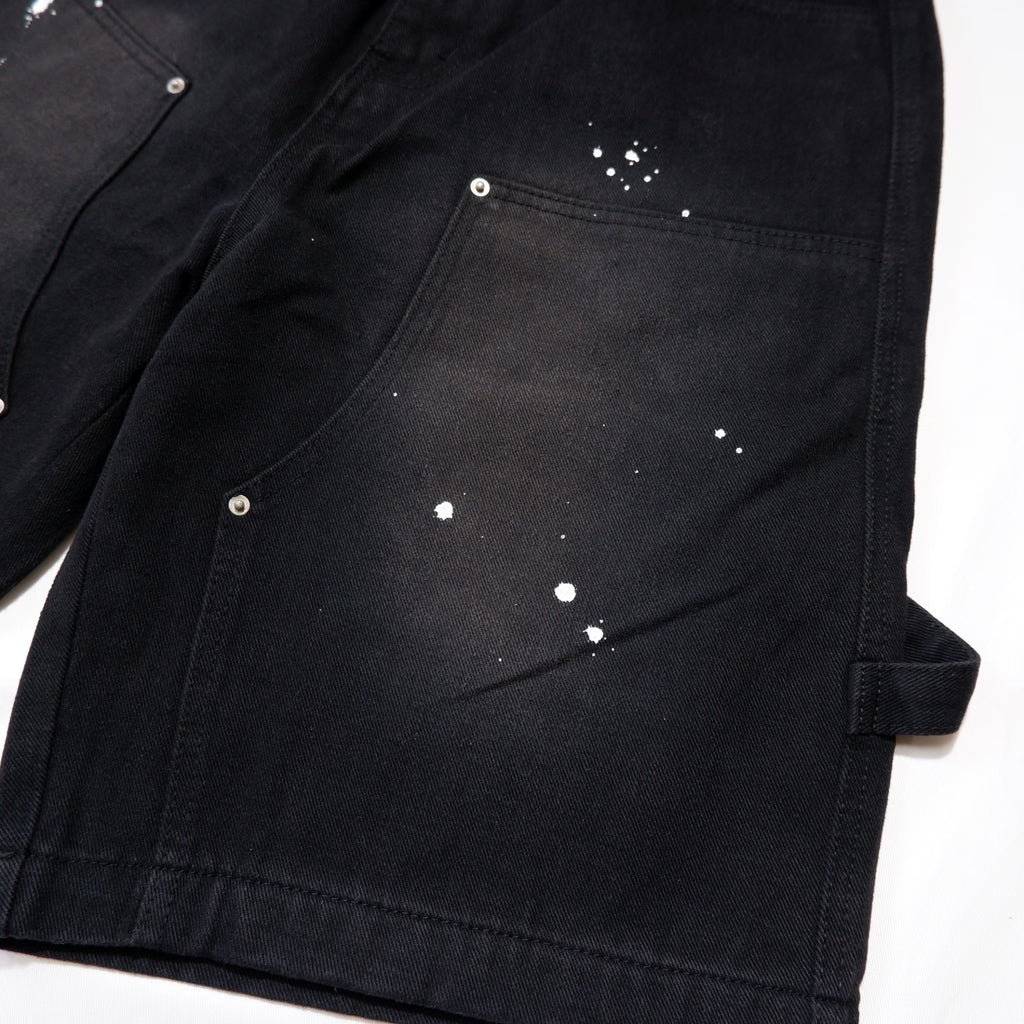 CROSS DRIP PAINTER PANTS