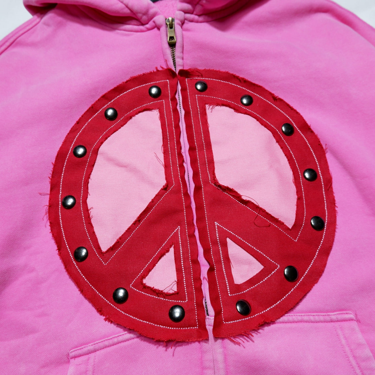 PEACE ZIP HOODIE