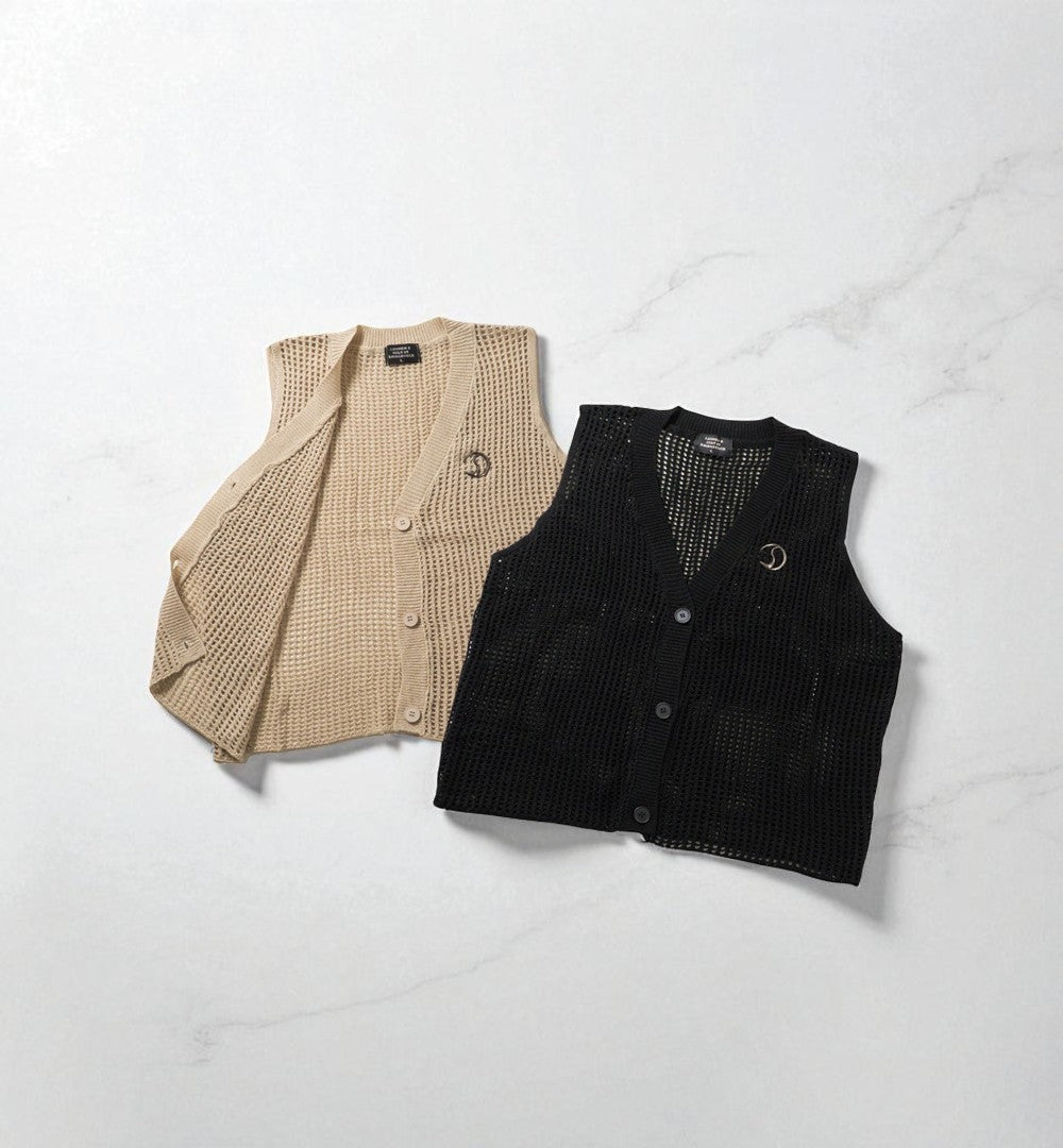 CRACK METAL MESH VEST