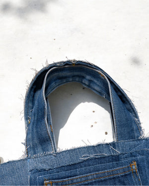 Fire denim tote bag b/b