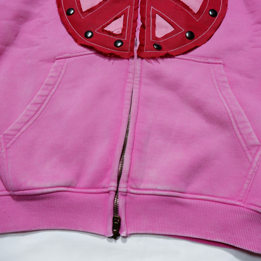 PEACE ZIP HOODIE