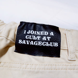 CROSS DRIP PAINTER PANTS