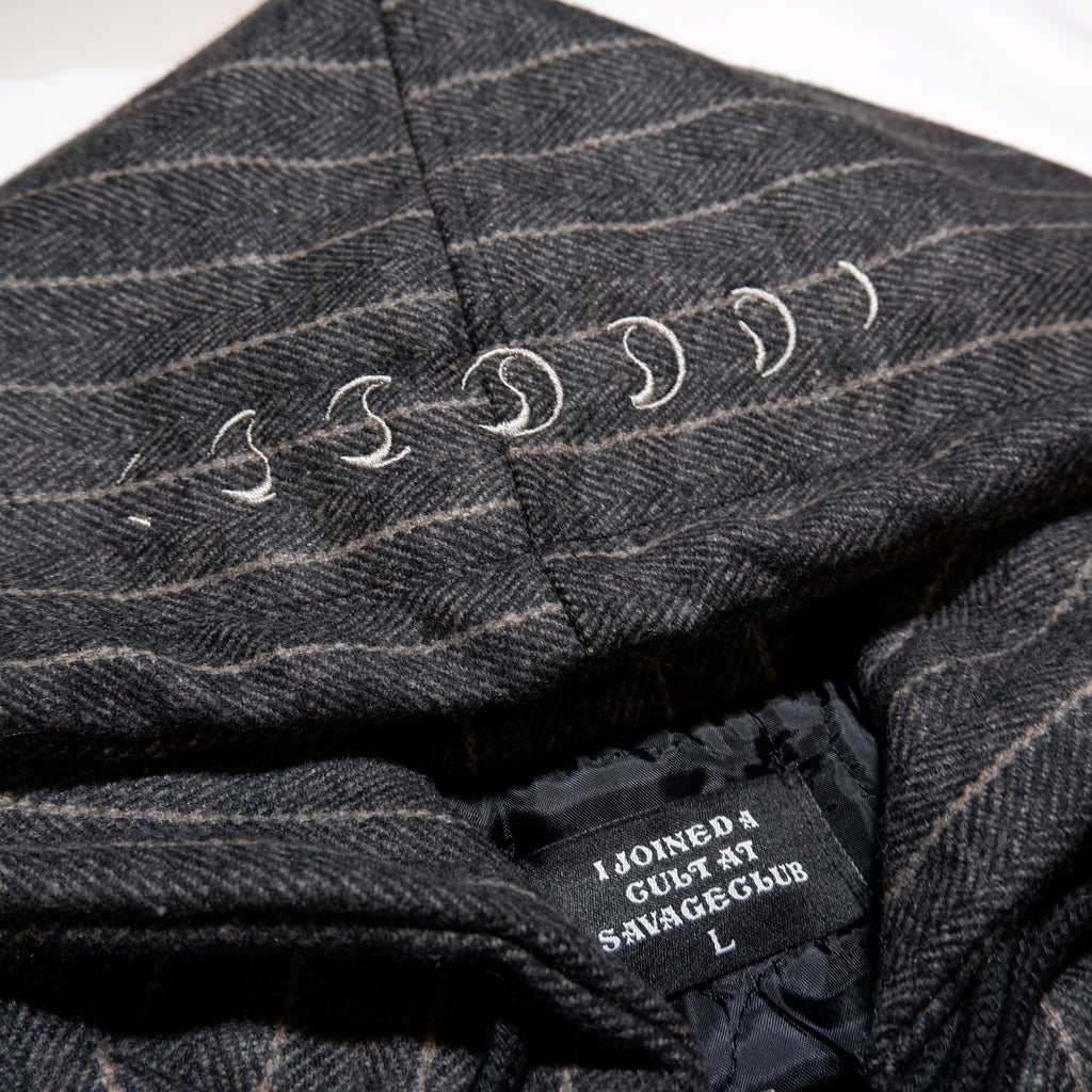 ASTRONOMY JESUS STRIPE ZIP HOODIE