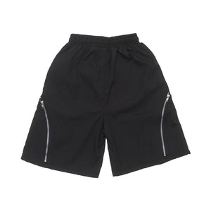 CRACK METAL ZIP SHORTS