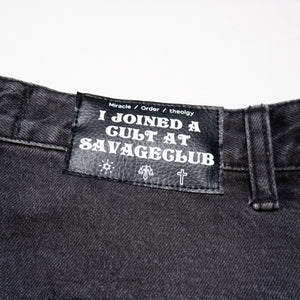 STUDS LINE DENIM PANTS