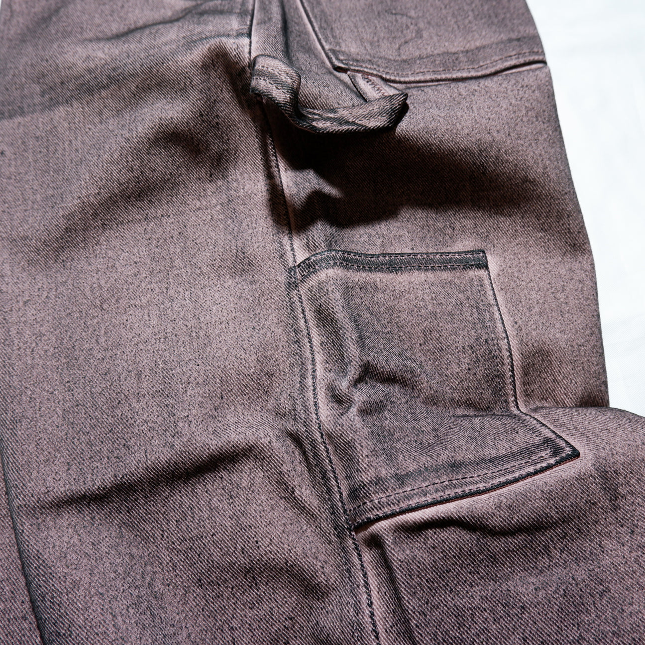 CULT OIL PAINT DENIM PANTS