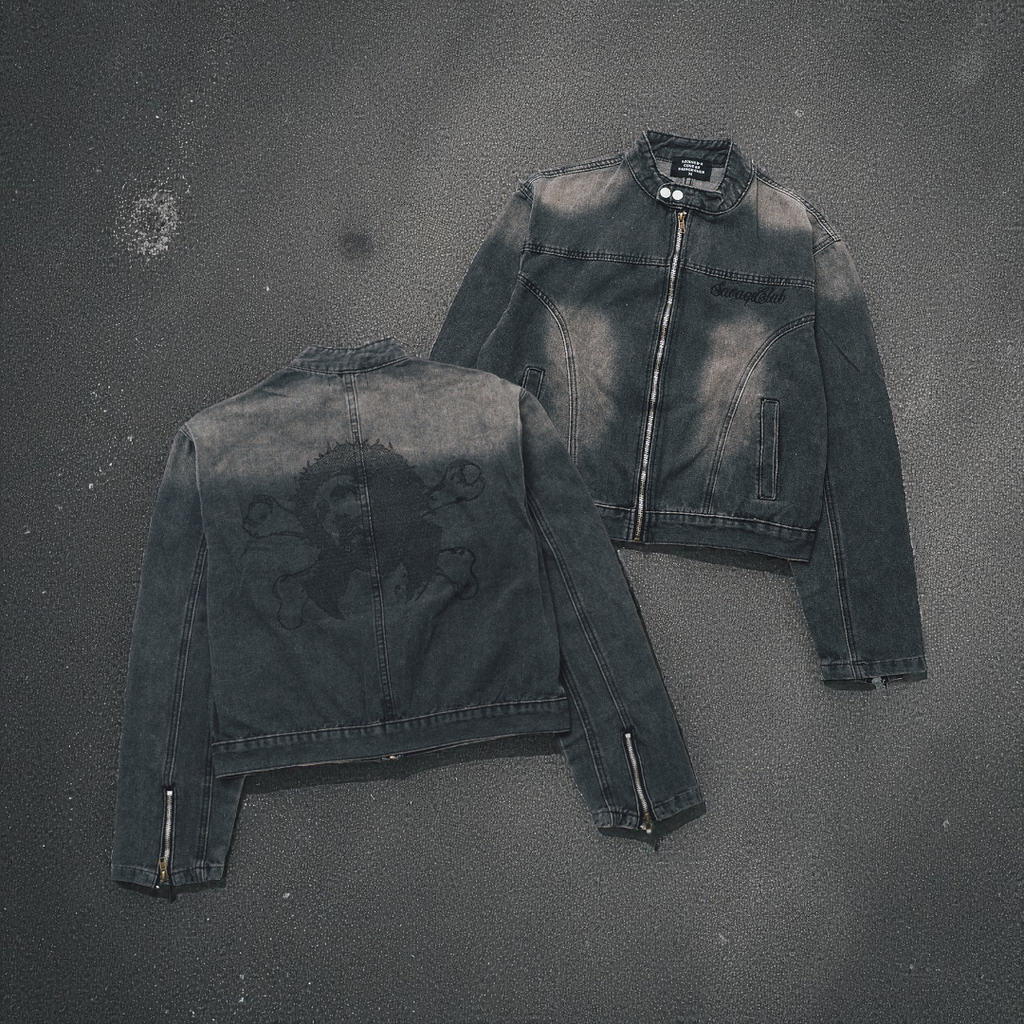 JESUS BONE SINGLE DENIM JACKET