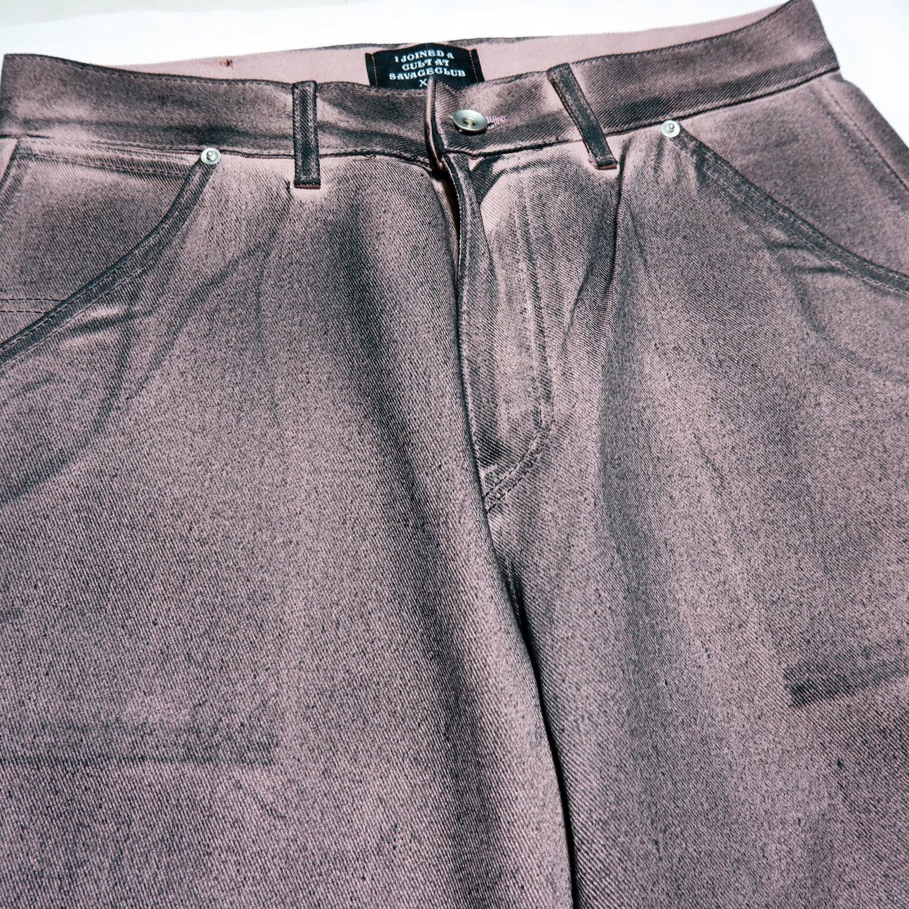 CULT OIL PAINT DENIM PANTS