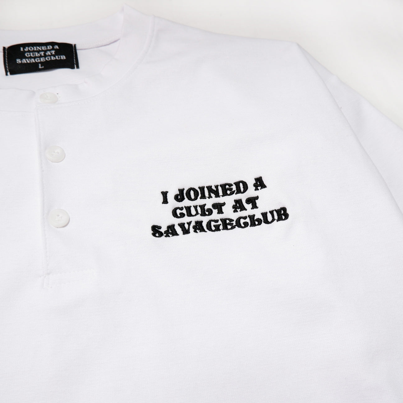 CULT half bottun L/STEE