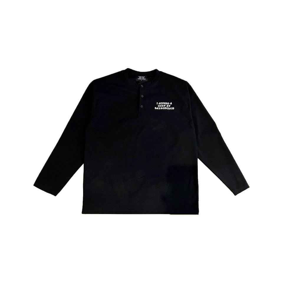 CULT half bottun L/STEE