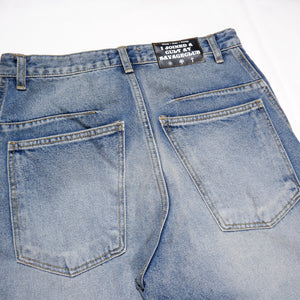 STUDS LINE DENIM PANTS