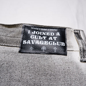 CULT OIL PAINT DENIM PANTS