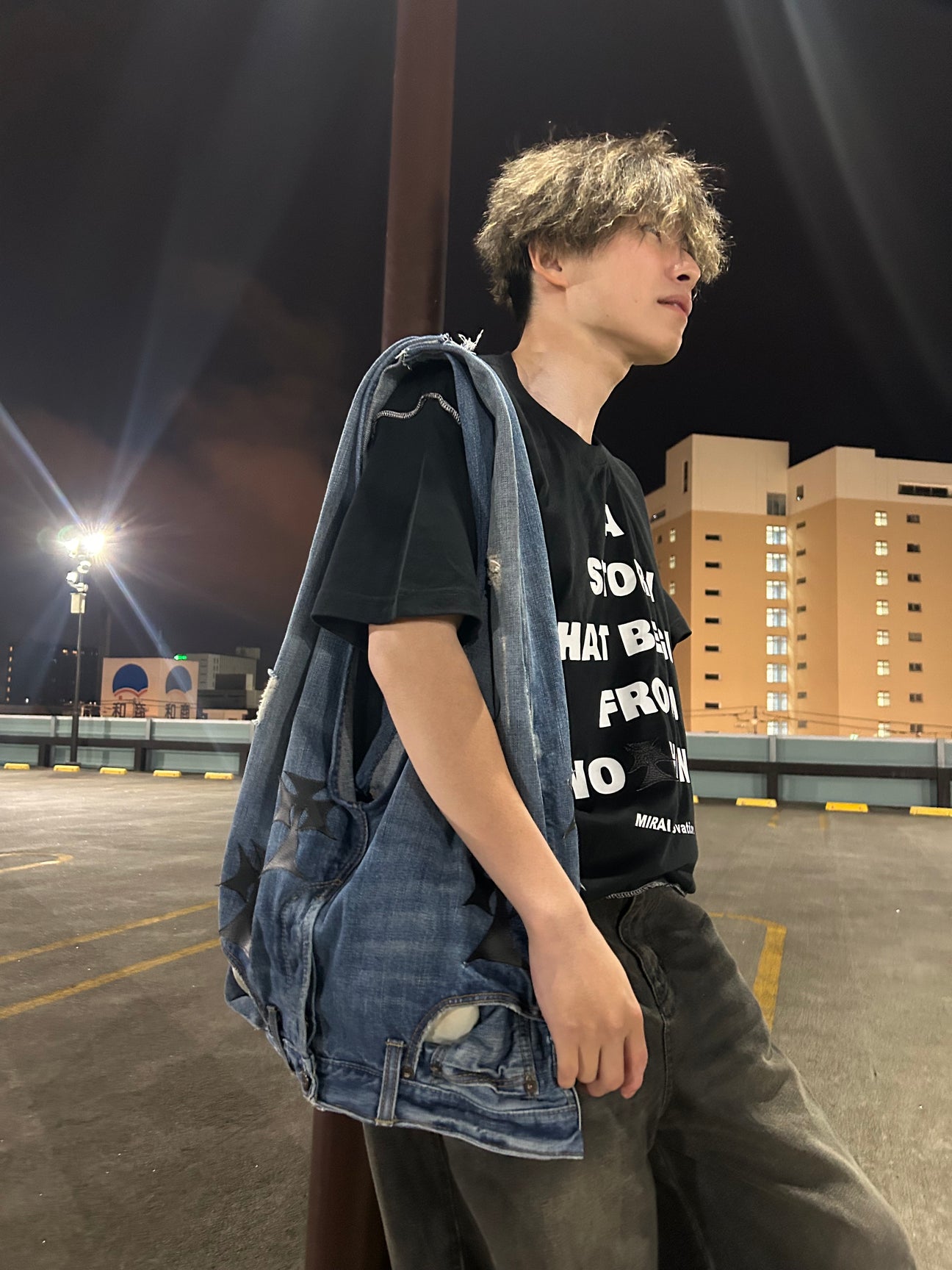 MI PATCH DENIM BAG