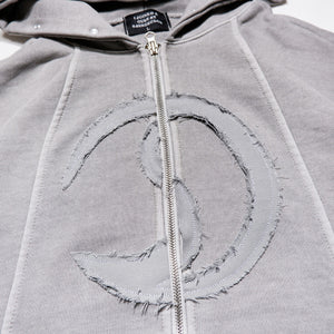 CRACK  ZIP HOODIE