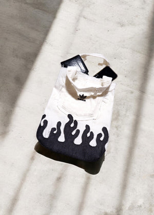 Fire denim tote bag w/b