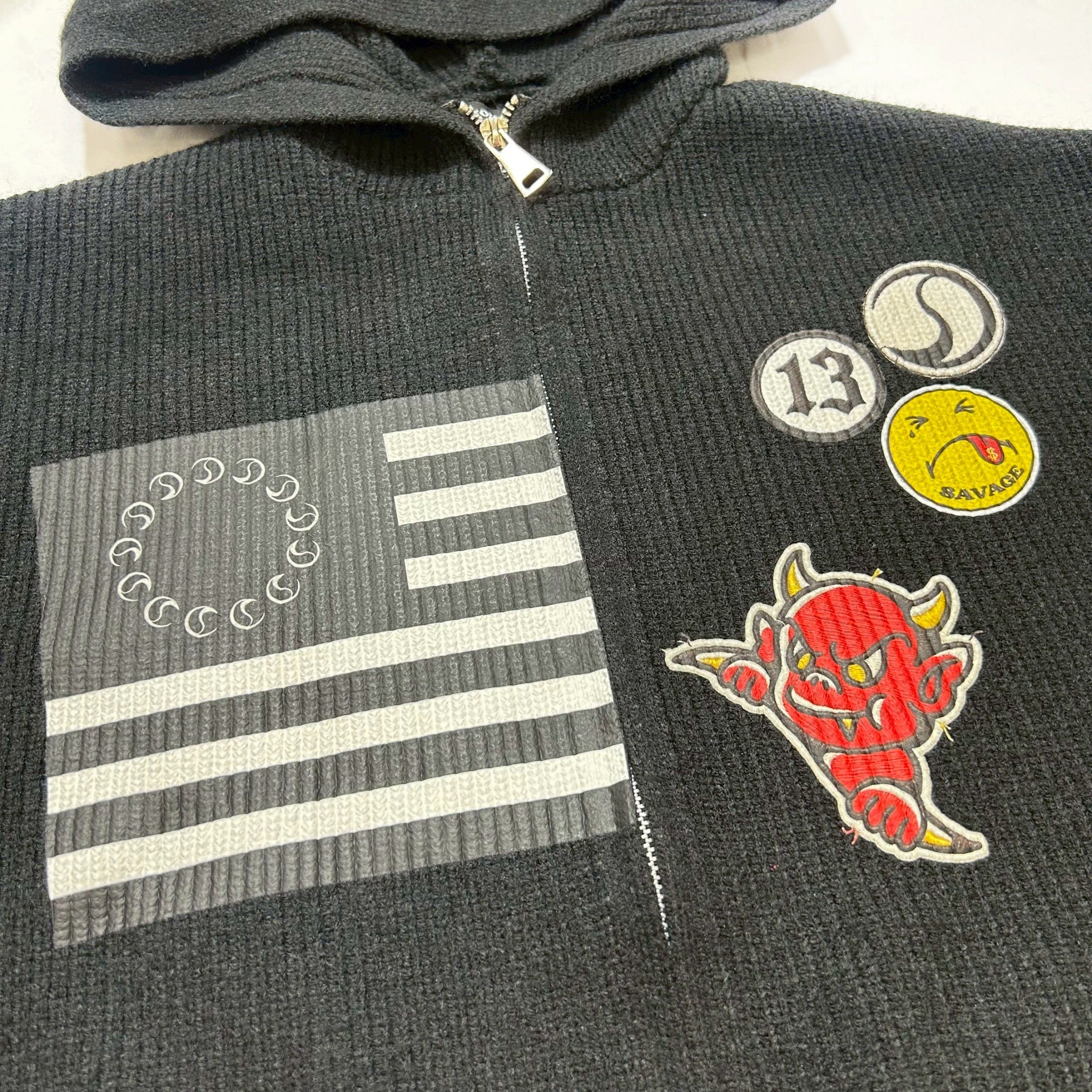 13 STATES KNIT ZIP HOODIE