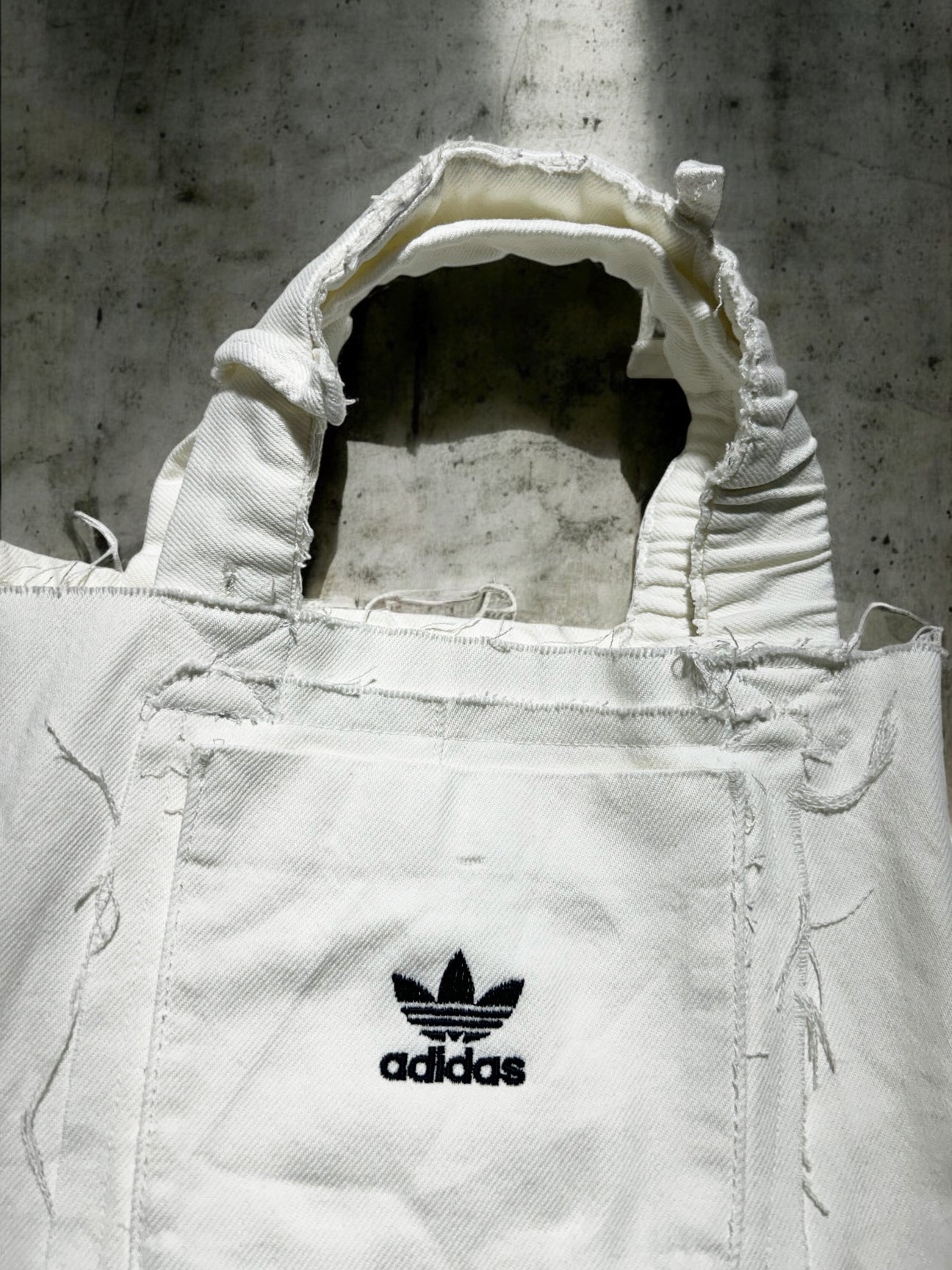 Fire denim tote bag w/b