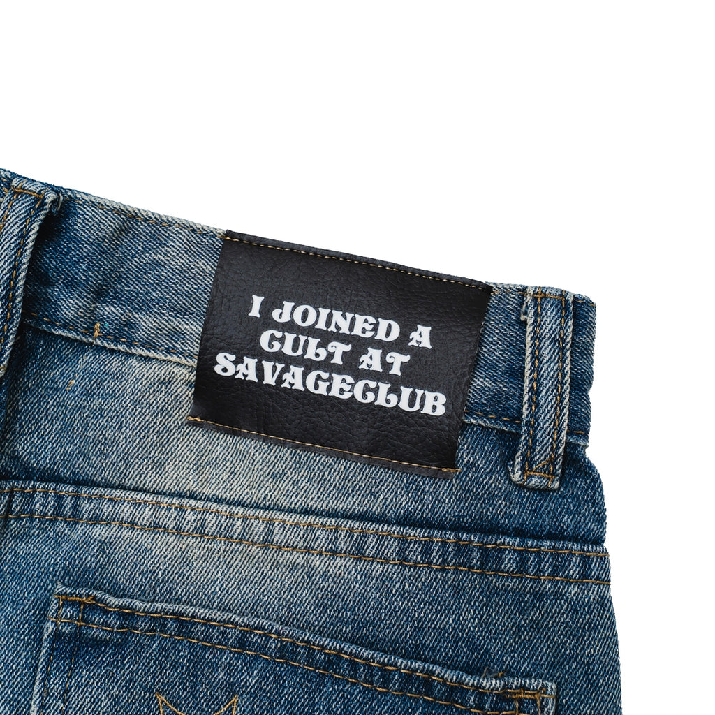 "S" GUN FLEA DENIM PANTS