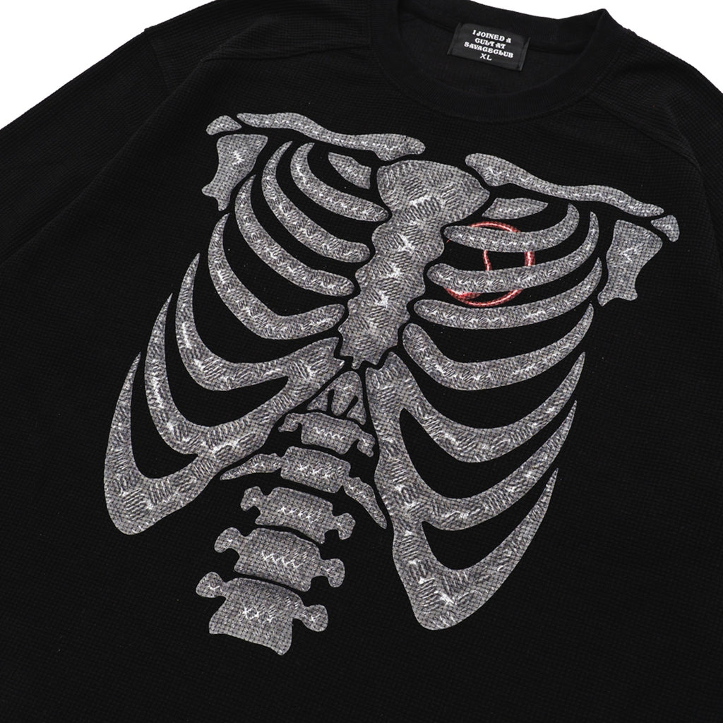 BONE WAFFLE L/S TEE