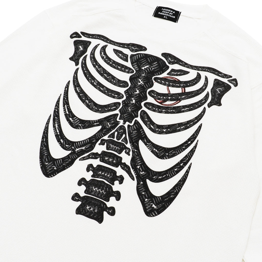 BONE WAFFLE L/S TEE