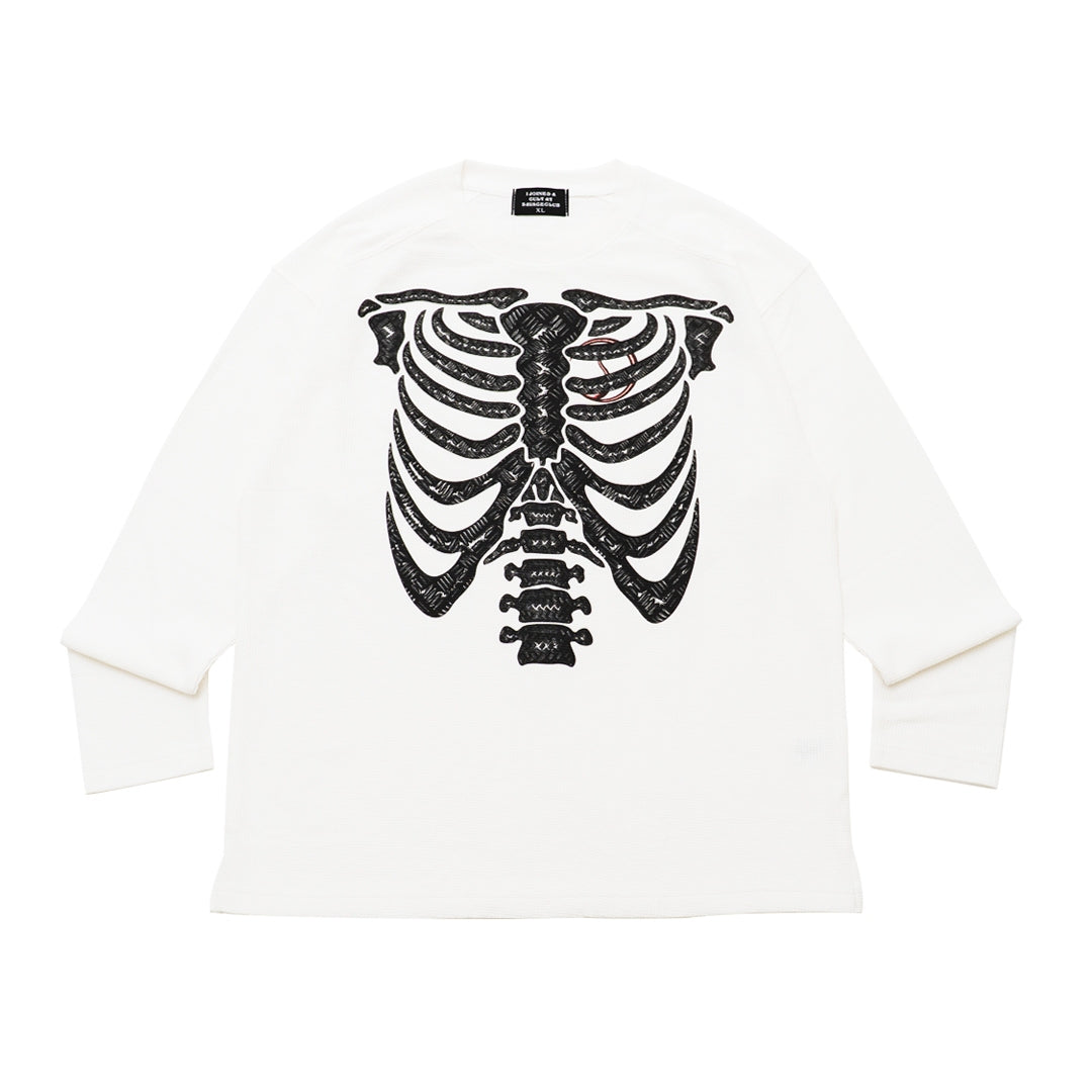 BONE WAFFLE L/S TEE