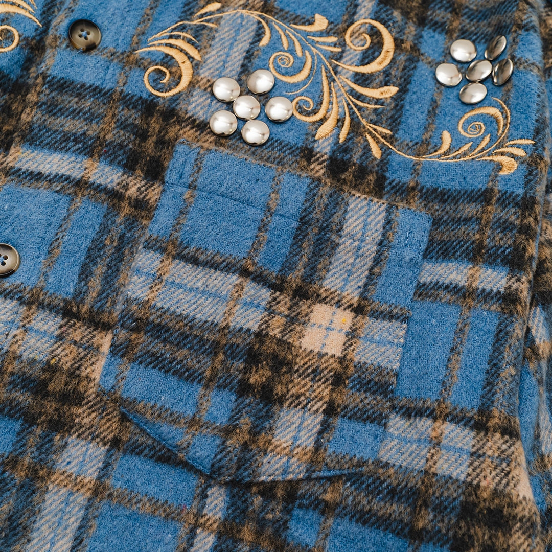 MEXICAN STUDS WOOL SHIRTS