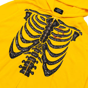 BONE ZIP HOODIE