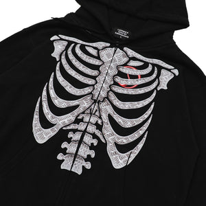 BONE ZIP HOODIE
