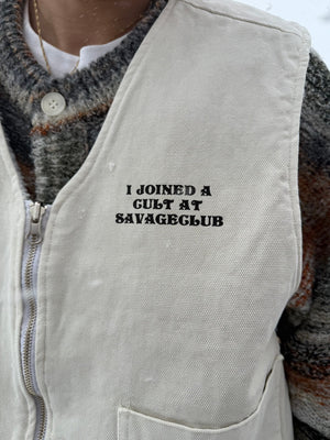 WHF reversible DUCK BOA VEST