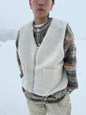 WHF reversible DUCK BOA VEST