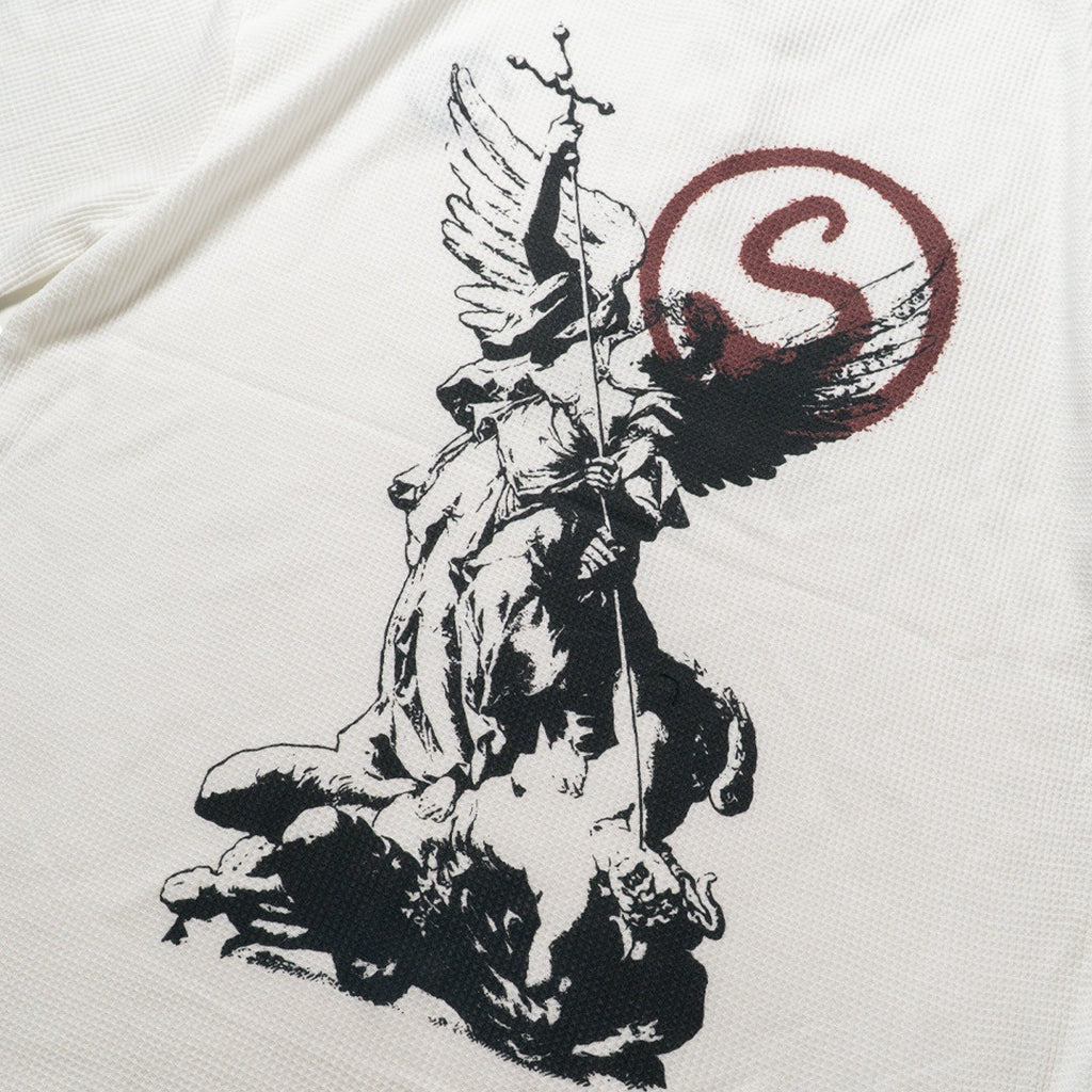 SATAN WAFFLE TEE