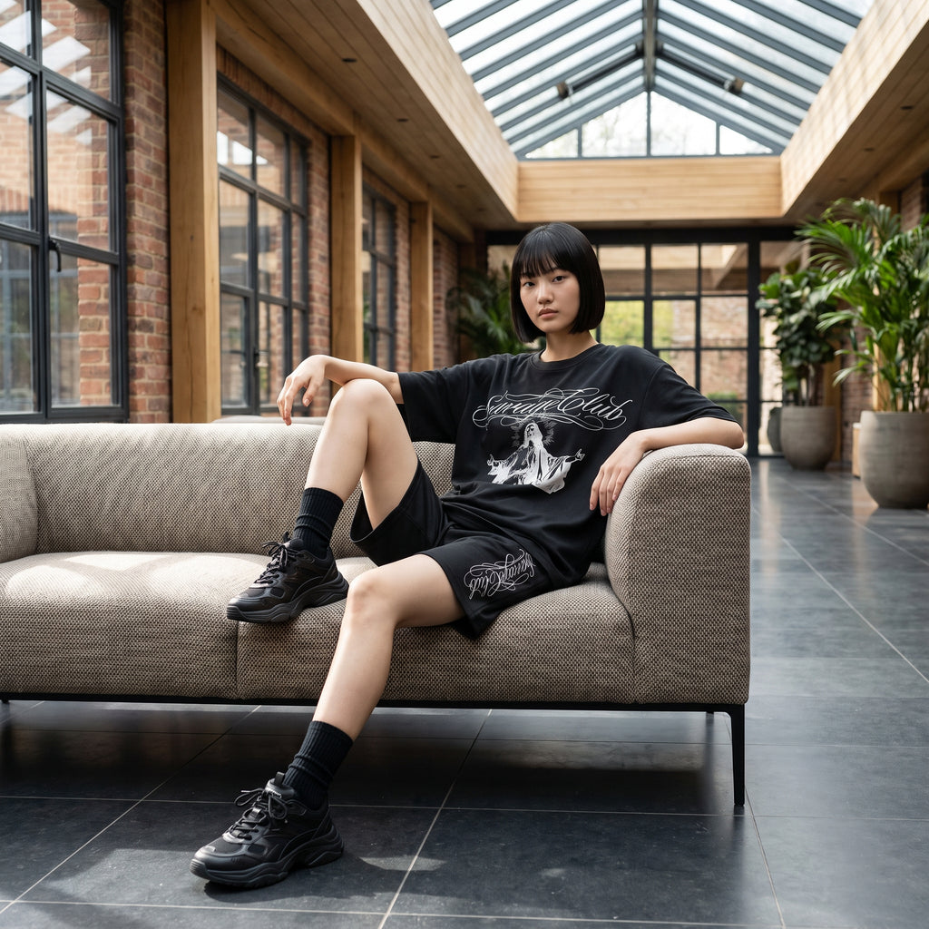 JESUS LETTERING WAFFLE TEE