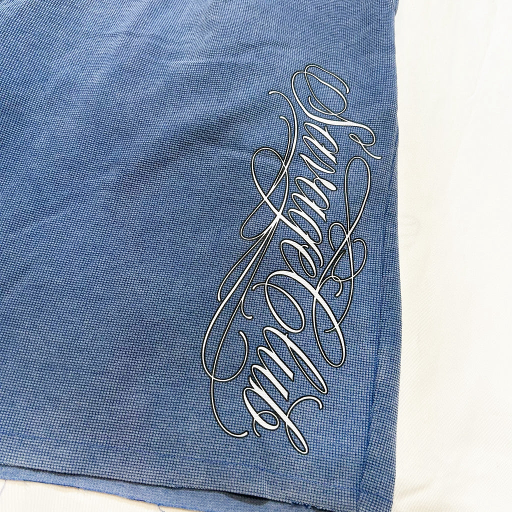 JESUS LETTERING WAFFLE SHORTS